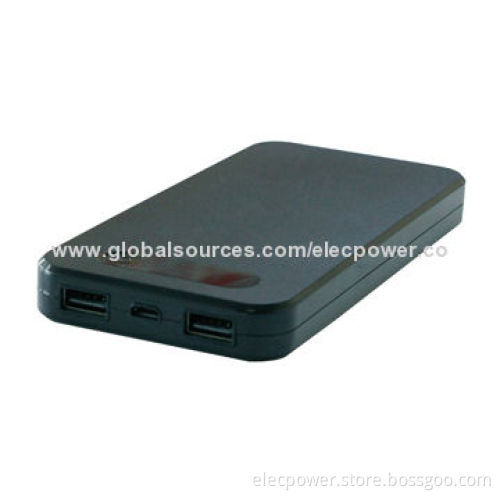 12,000mAh Capacity Power Bank, Dual-USB Ports, Output 5V 1A and 2.1A, Charger for Mobile and Tablet